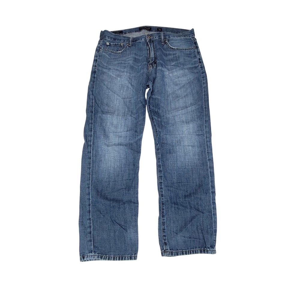Lucky Brand 221 Straight Leg Mens Blue Denim Jeans 36x30